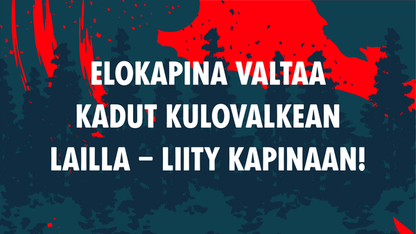 Miksi kapinoimme Kulovalkea-kampanjassa?